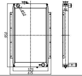 PC200-2 PC200LC-2 حفارة المشعاع 205-03-00014205-03-62412