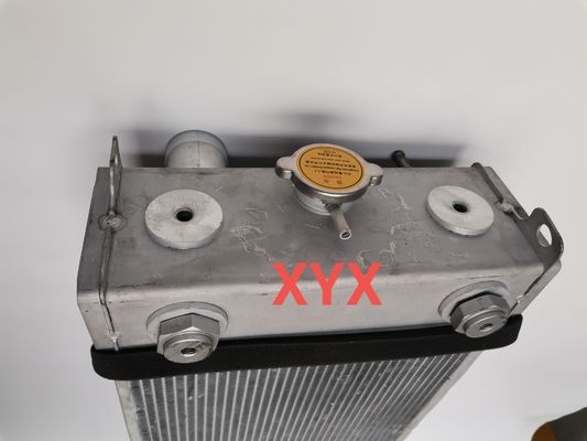مشعاع كوماتسو PC200-8 للحفارة | تجميع نظام التبريد الأساسي بالألمنيوم | مشعاع أنبوبي ذو 4 صفوف