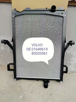 900 * 708 * 48mm مشعاع الشاحنة الثقيلة 21649619 85020561 قطع غيار الشاحنات