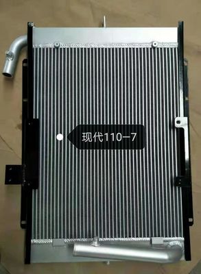 R110-7 حفارة الزيت الهيدروليكي Hyundai Radiator Assembly